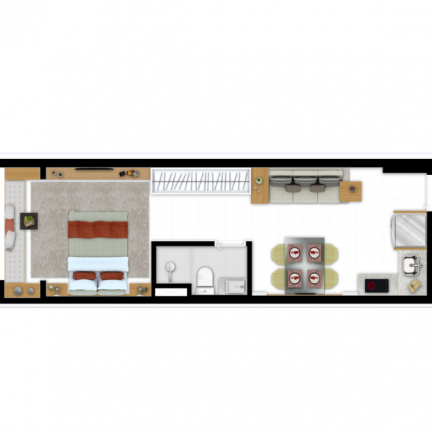 Imagem Apartamento com 2 Quartos à Venda, 29 m² em Brás - São Paulo Imagem Apartamento com 2 Quartos à Venda, 29 m² em Brás - São Paulo