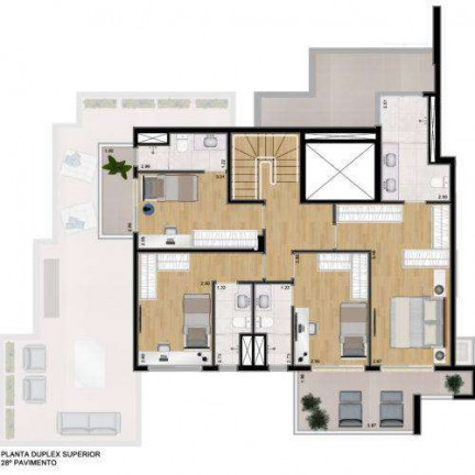 Imagem Apartamento com 3 Quartos à Venda, 153 m² em Jardim - Santo André
