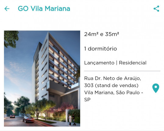Imagem Apartamento à Venda, 25 m² em Vila Mariana - São Paulo Imagem Apartamento à Venda, 25 m² em Vila Mariana - São Paulo