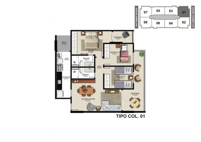 Imagem Apartamento com 3 Quartos à Venda, 92 m² em Praia da Costa - Vila Velha Imagem Apartamento com 3 Quartos à Venda, 92 m² em Praia da Costa - Vila Velha