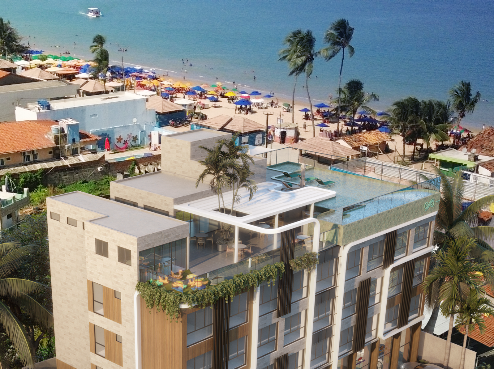 Flat com 1 Quarto à Venda, 24 m² em Centro - Tamandaré
