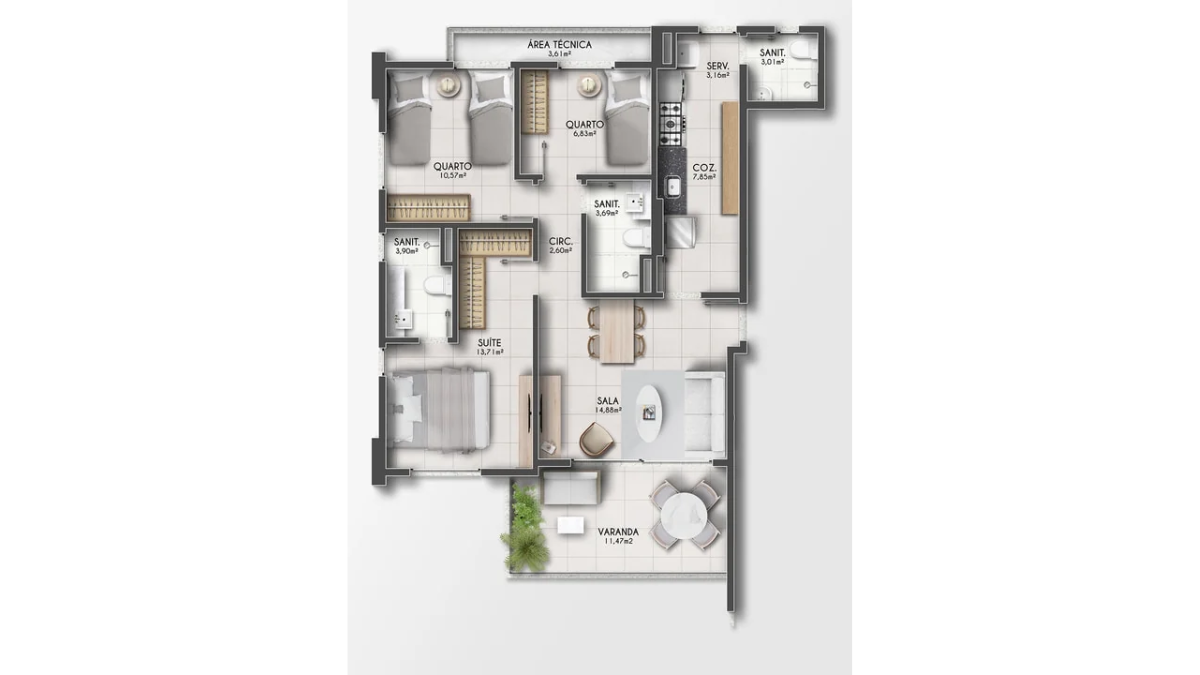 Imagem Apartamento com 3 Quartos à Venda, 61 m²em Horto Florestal - Salvador Imagem Apartamento com 3 Quartos à Venda, 61 m²em Horto Florestal - Salvador