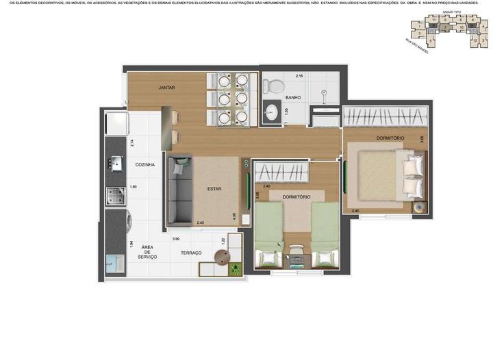 Imagem Apartamento com 2 Quartos à Venda, 50 m² em Centro - Diadema Imagem Apartamento com 2 Quartos à Venda, 50 m² em Centro - Diadema