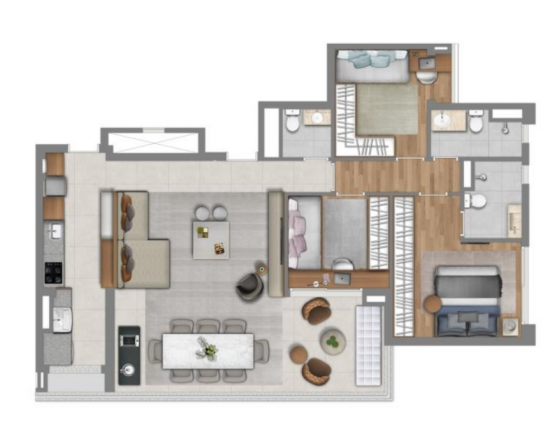 Imagem Apartamento com 3 Quartos à Venda, 109 m² em Alto da Lapa - São Paulo