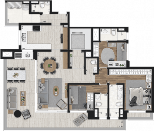 Imagem Apartamento com 3 Quartos à Venda, 153 m² em Moema - São Paulo Imagem Apartamento com 3 Quartos à Venda, 153 m² em Moema - São Paulo