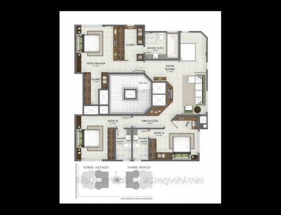 Imagem Apartamento com 3 Quartos à Venda, Locação ou Temporada,  em Comerciário - Criciúma