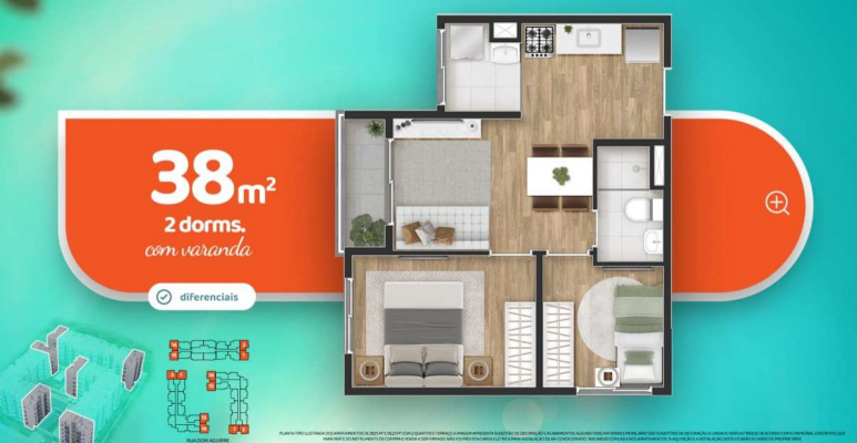 Imagem Apartamento com 2 Quartos à Venda, 38 m² em Vila Sofia - São Paulo Imagem Apartamento com 2 Quartos à Venda, 38 m² em Vila Sofia - São Paulo
