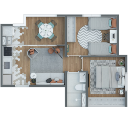 Imagem Apartamento com 2 Quartos à Venda, 40 m² em Jaguaribe - Osasco