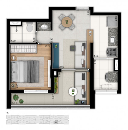 Imagem Apartamento com 3 Quartos à Venda, 68 m²em Vila Sônia - São Paulo