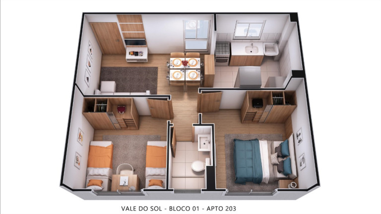 Imagem Apartamento com 2 Quartos à Venda, 42 m² em Jardim Alvorada - Nova Iguaçu Imagem Apartamento com 2 Quartos à Venda, 42 m² em Jardim Alvorada - Nova Iguaçu