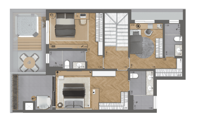 Imagem Cobertura com 3 Quartos à Venda,  em Bigorrilho - Curitiba