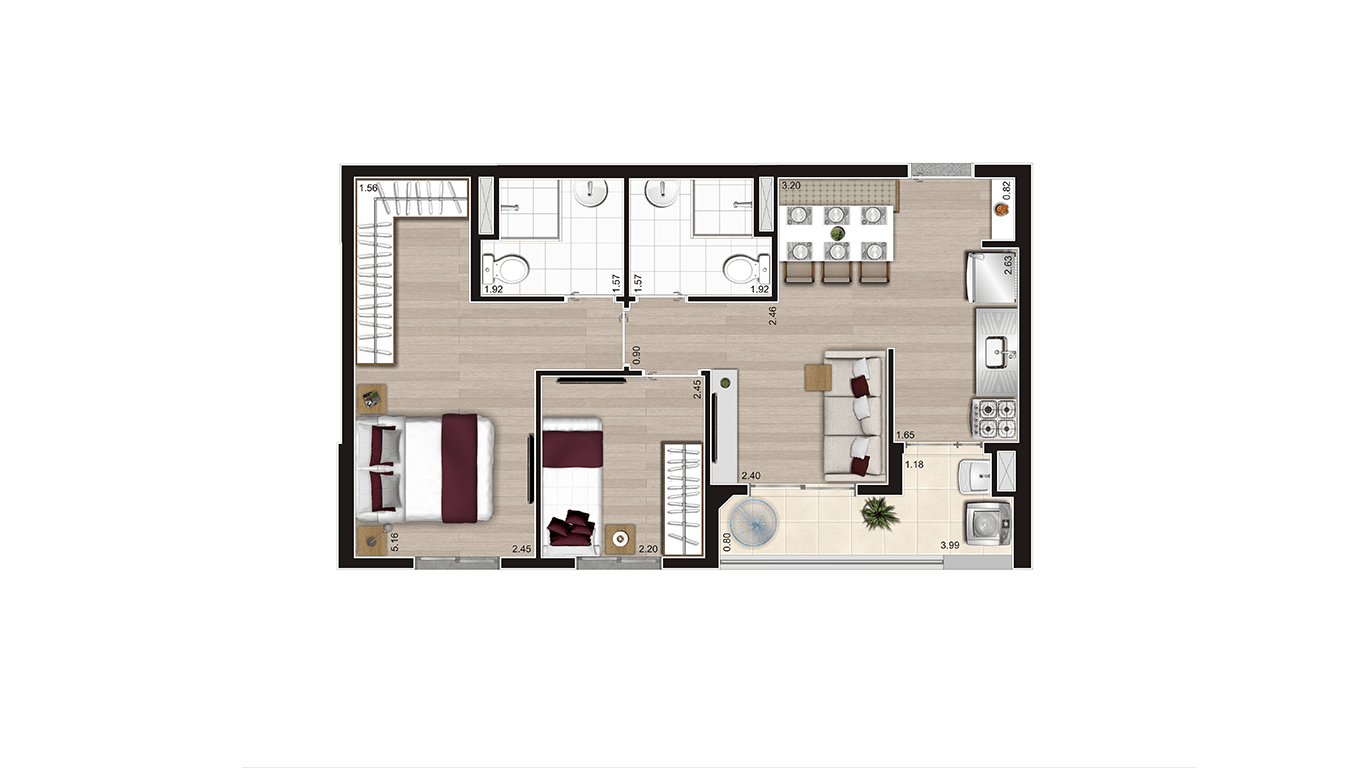 Imagem Apartamento com 2 Quartos à Venda, 43 m²em Jardim Maringá - São Paulo Imagem Apartamento com 2 Quartos à Venda, 43 m²em Jardim Maringá - São Paulo