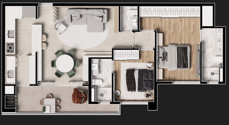 Imagem Apartamento com 2 Quartos à Venda, em Vila Izabel - Curitiba Imagem Apartamento com 2 Quartos à Venda, em Vila Izabel - Curitiba