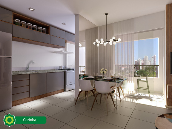 Imagem Apartamento com 2 Quartos à Venda, 54 m² em Parque Oeste Industrial - Goiânia