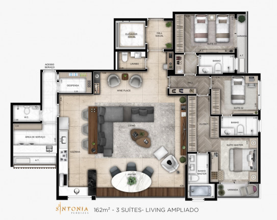 Imagem Apartamento com 3 Quartos à Venda, 162 m² em Perdizes - São Paulo Imagem Apartamento com 3 Quartos à Venda, 162 m² em Perdizes - São Paulo