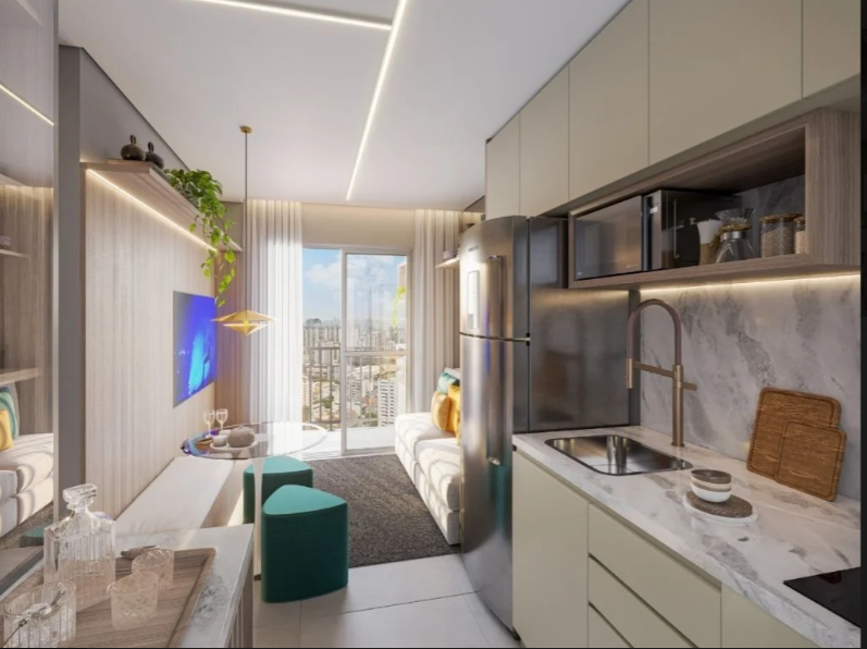Imagem Apartamento com 2 Quartos à Venda, 34 m²em Vila Firmiano Pinto - São Paulo