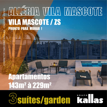 Apartamento com 3 Quartos à Venda, 143 m² em Vila Mascote - São Paulo