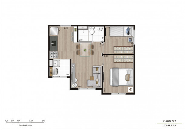 Imagem Apartamento com 2 Quartos à Venda,  em Vila Ré - São Paulo