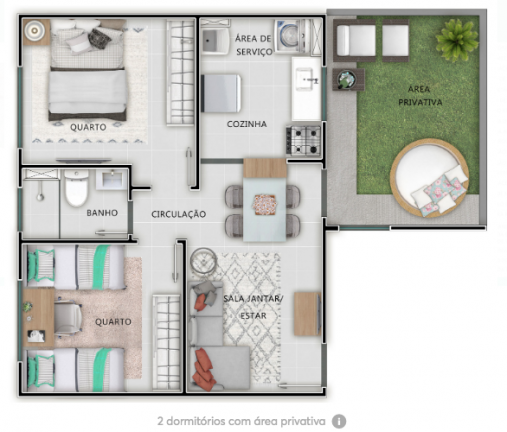 Imagem Apartamento com 2 Quartos à Venda, 43 m² em Vila São Paulo - Mogi das Cruzes
