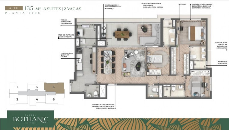 Imagem Apartamento com 3 Quartos à Venda, 111 m² em Campo Belo - São Paulo Imagem Apartamento com 3 Quartos à Venda, 111 m² em Campo Belo - São Paulo
