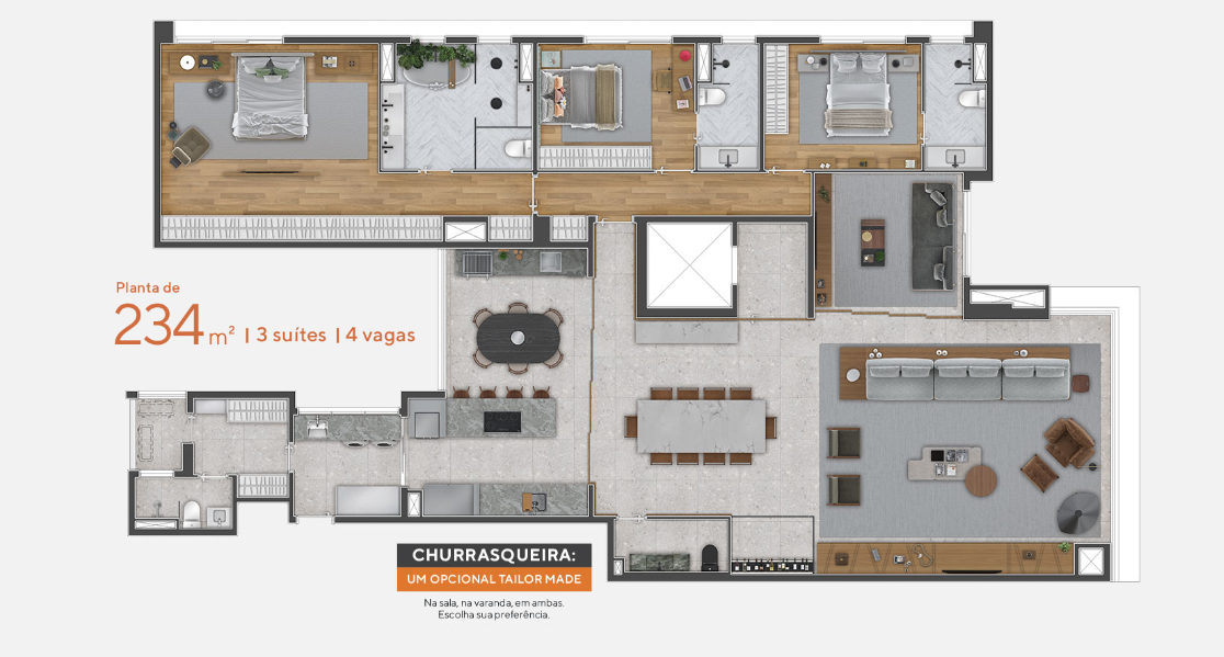 Imagem Apartamento com 3 Quartos à Venda, 234 m² em Campo Belo - São Paulo