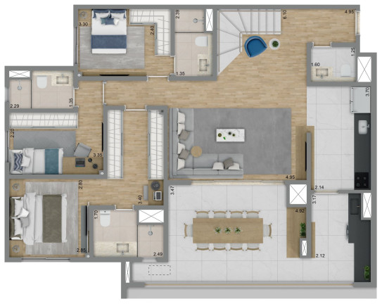 Imagem Apartamento com 2 Quartos à Venda, 71 m² em Vila Albertina - São Paulo