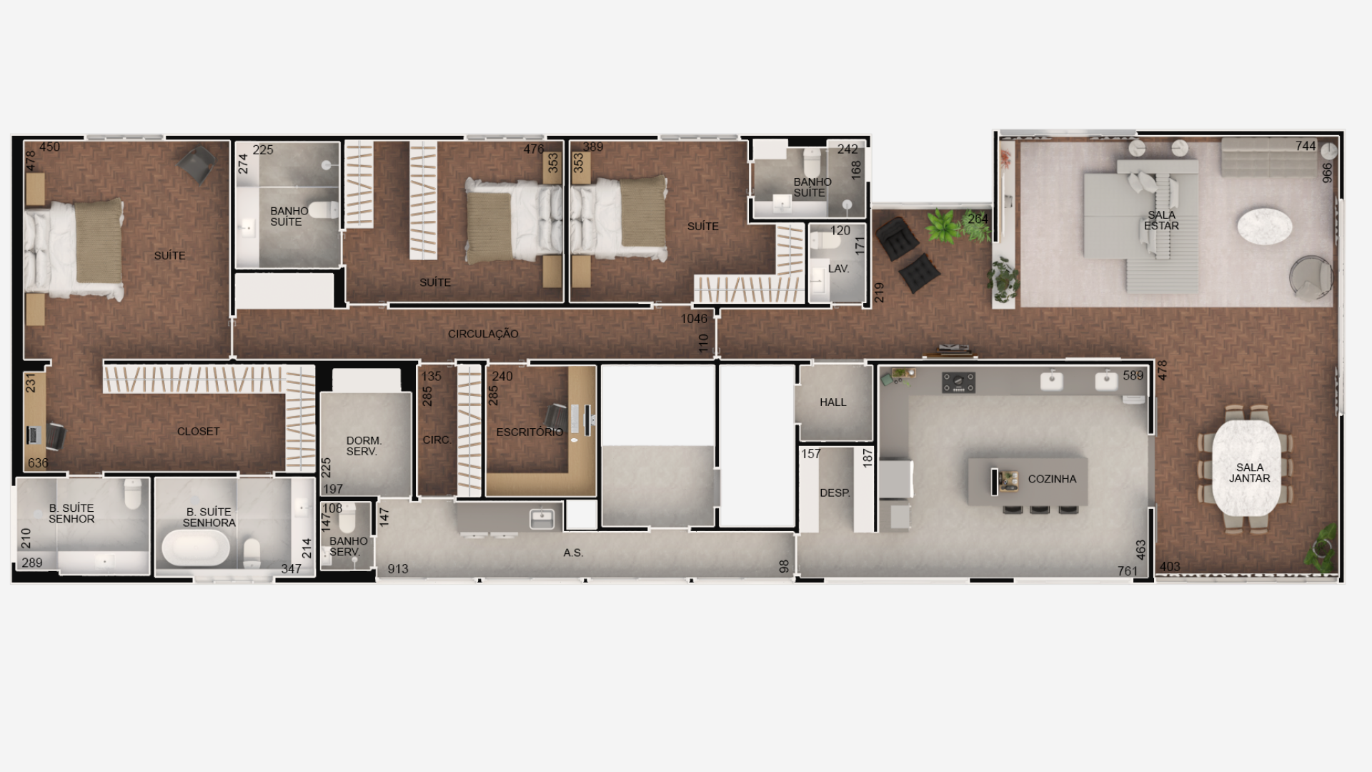 Imagem Apartamento com 3 Quartos à Venda, 270 m²em Paraíso - São Paulo