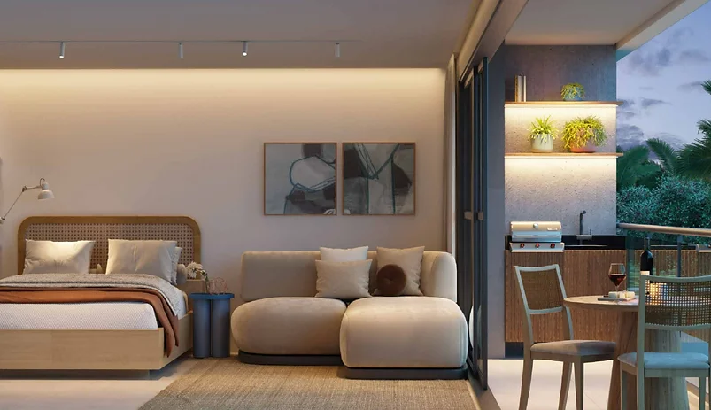 Imagem Studio com 1 Quarto à Venda, 25 m²em praia dos carneiros - Tamandaré Imagem Studio com 1 Quarto à Venda, 25 m²em praia dos carneiros - Tamandaré