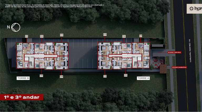 Imagem Apartamento com 2 Quartos à Venda, 58 m²em Santa Felicidade - Curitiba