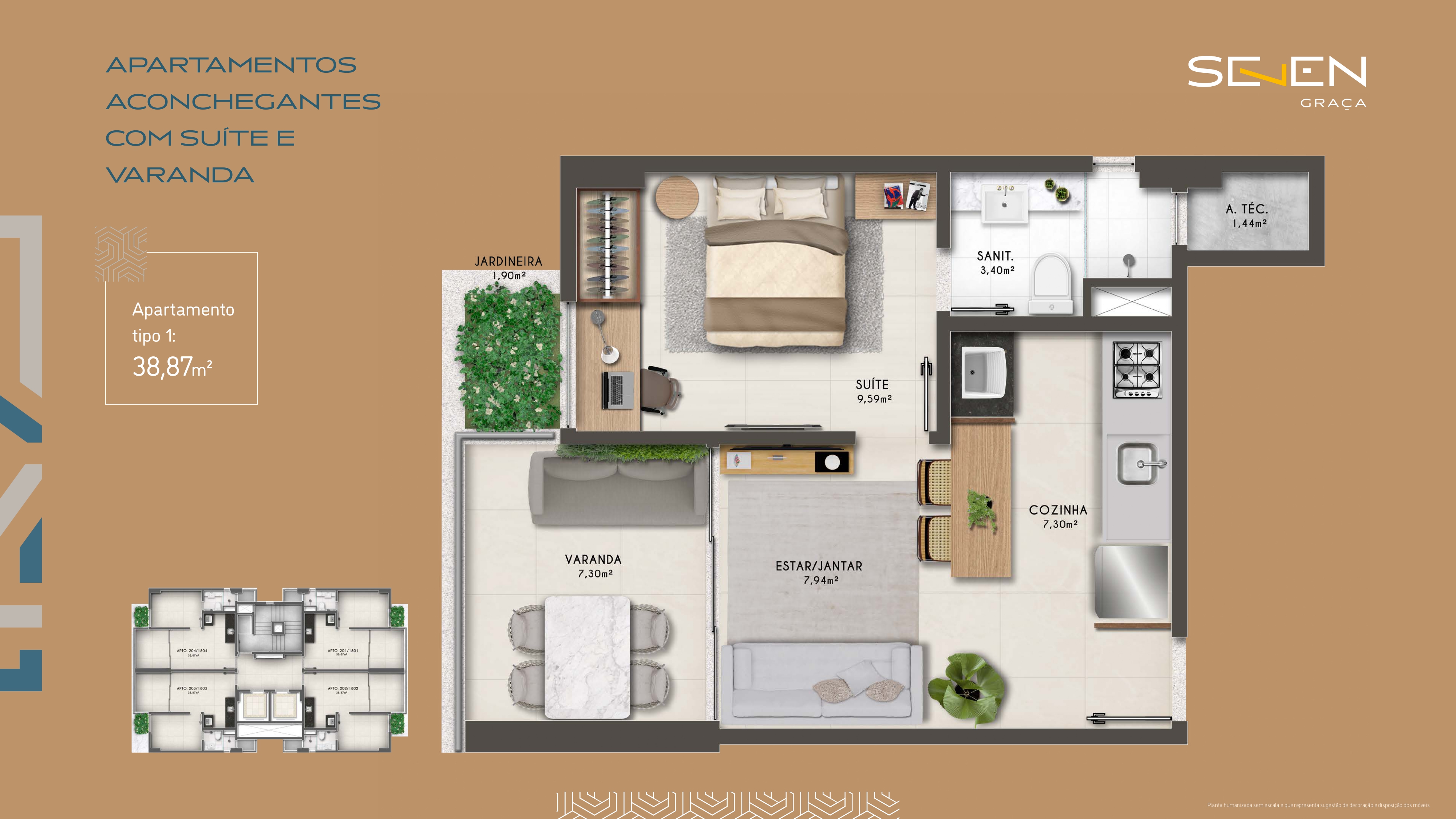 Imagem Apartamento com 1 Quarto à Venda, 38 m²em Graça - Salvador