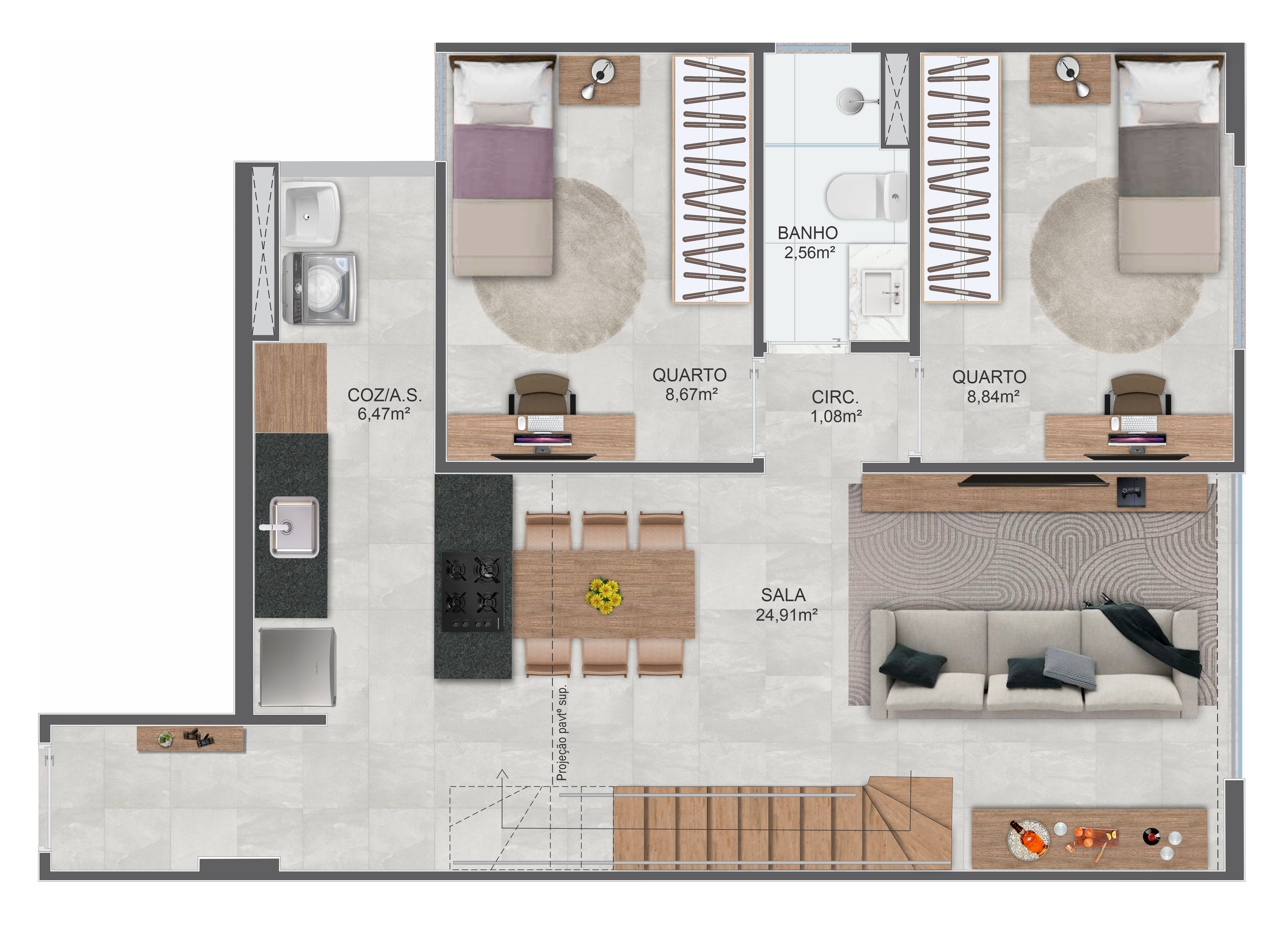 Imagem Apartamento com 2 Quartos à Venda, 60 m² em Praia da Costa - Vila Velha