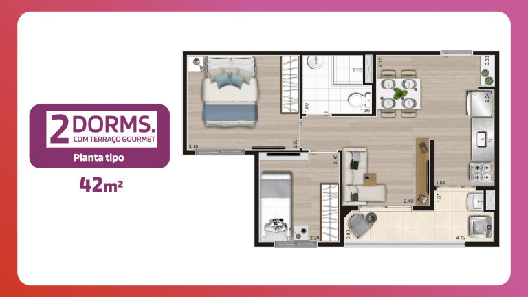 Imagem Apartamento com 2 Quartos à Venda,  em Vila Nova Mazzei - São Paulo