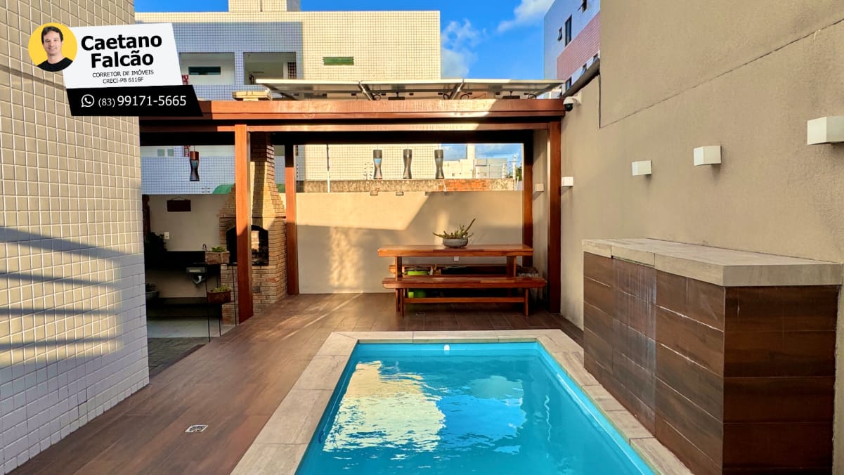 Imagem Apartamento com 3 Quartos à Venda, 160 m²em Bessa - João Pessoa