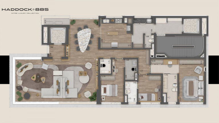 Imagem Apartamento com 3 Quartos à Venda, 185 m²em Cerqueira César - São Paulo