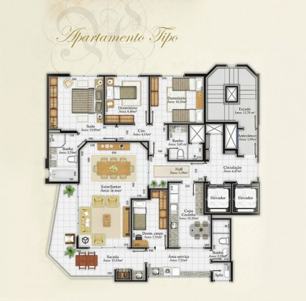 Imagem Apartamento com 3 Quartos à Venda, 144 m² em Comerciário - Criciúma