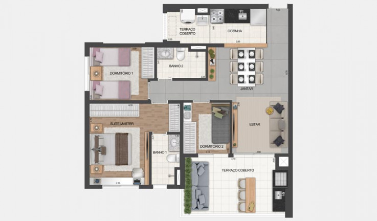 Imagem Apartamento com 3 Quartos à Venda, 81 m² em Vila Santa Catarina - São Paulo