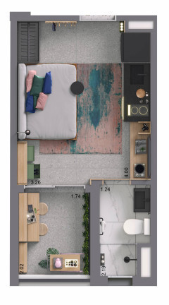 Imagem Apartamento com 1 Quarto à Venda, em Vila Mariana - São Paulo Imagem Apartamento com 1 Quarto à Venda, em Vila Mariana - São Paulo