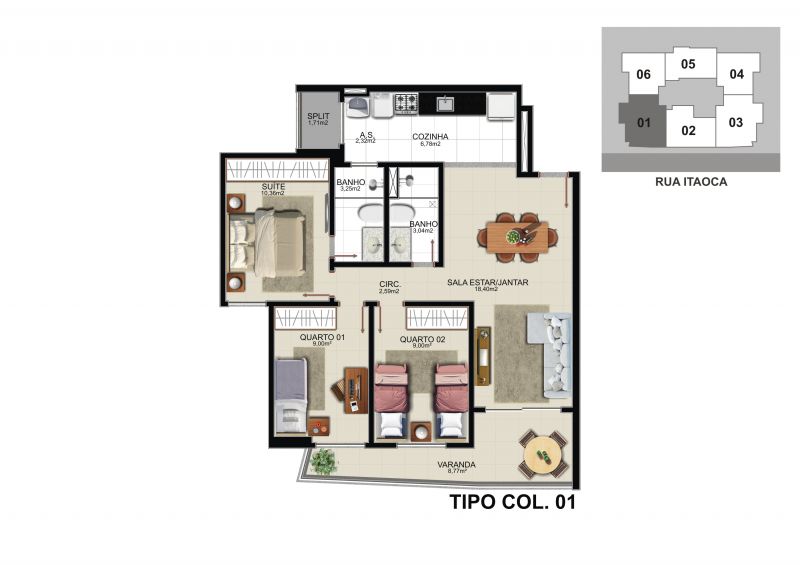 Imagem Apartamento com 2 Quartos à Venda, 73 m² em Coqueiral de Itaparica - Vila Velha Imagem Apartamento com 2 Quartos à Venda, 73 m² em Coqueiral de Itaparica - Vila Velha