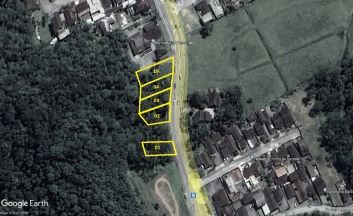 Terreno à Venda,  em Pirabeiraba (Pirabeiraba) - Joinville