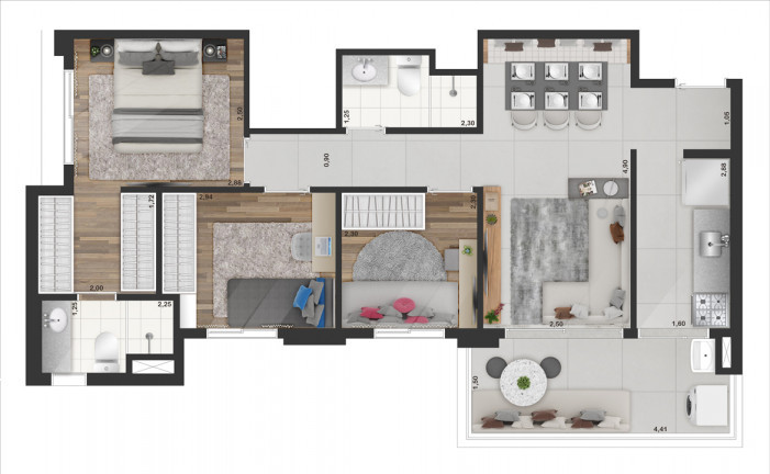 Imagem Apartamento com 3 Quartos à Venda, 52 m² em Indianópolis - São Paulo Imagem Apartamento com 3 Quartos à Venda, 52 m² em Indianópolis - São Paulo