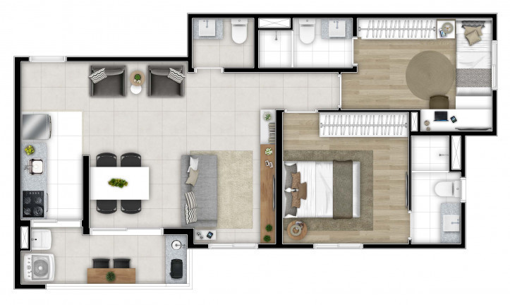 Imagem Apartamento com 2 Quartos à Venda, 57 m² em Jardim Iracema/aldeia - Barueri Imagem Apartamento com 2 Quartos à Venda, 57 m² em Jardim Iracema/aldeia - Barueri