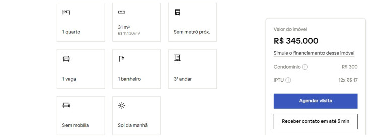 Studio com 1 Quarto à Venda, 31 m² em Santana - São Paulo