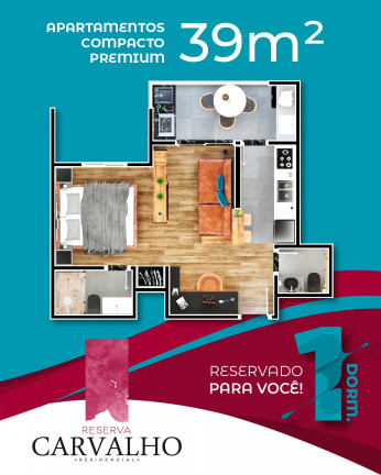 Imagem Apartamento com 2 Quartos à Venda, 55 m² em Vila Carvalho - Sorocaba Imagem Apartamento com 2 Quartos à Venda, 55 m² em Vila Carvalho - Sorocaba