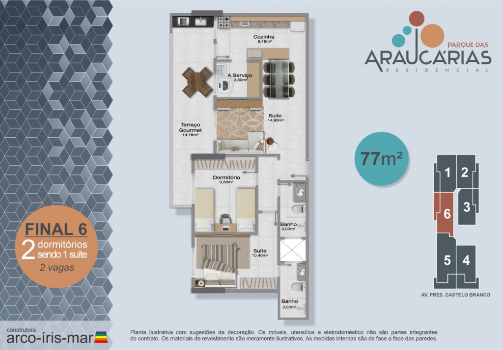 Imagem Apartamento com 2 Quartos à Venda, 86 m²em Real - Praia Grande Imagem Apartamento com 2 Quartos à Venda, 86 m²em Real - Praia Grande