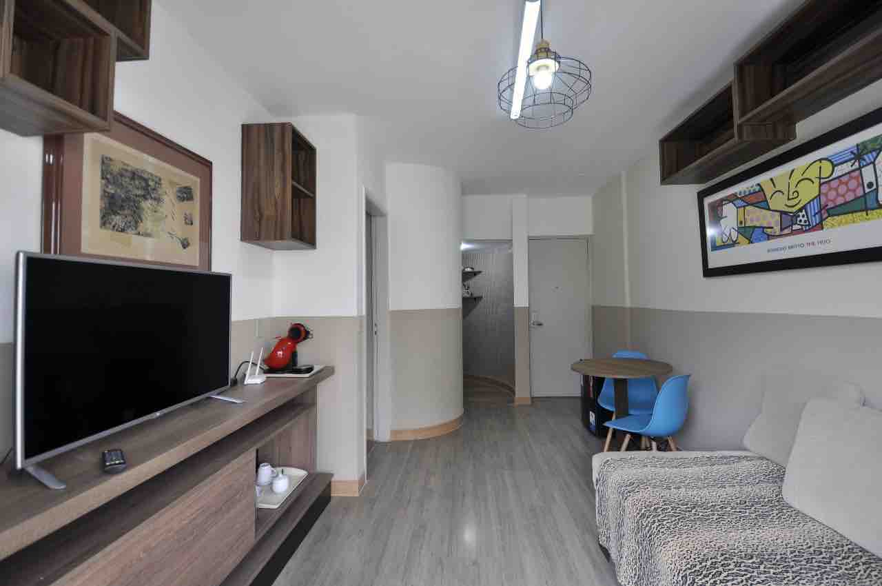 Imagem Flat com 1 Quarto à Venda ou Temporada, 40 m²em Liberdade - São Paulo