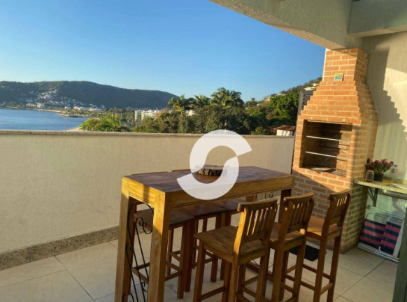 Imagem Cobertura com 3 Quartos à Venda, 200 m² em Charitas - Niterói