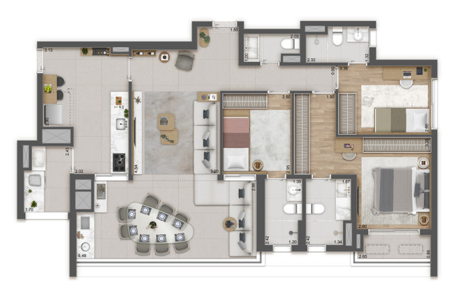 Imagem Apartamento com 2 Quartos à Venda, 68 m² em Vila Prudente - São Paulo