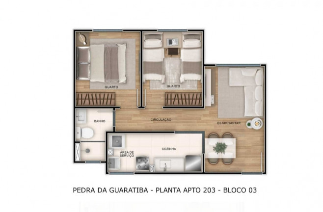 Imagem Apartamento com 2 Quartos à Venda, 45 m² em Guaratiba - Rio de Janeiro Imagem Apartamento com 2 Quartos à Venda, 45 m² em Guaratiba - Rio de Janeiro