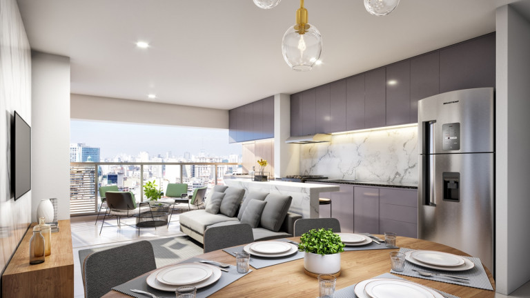 Imagem Apartamento com 2 Quartos à Venda, 75 m² em Mirandópolis - São Paulo