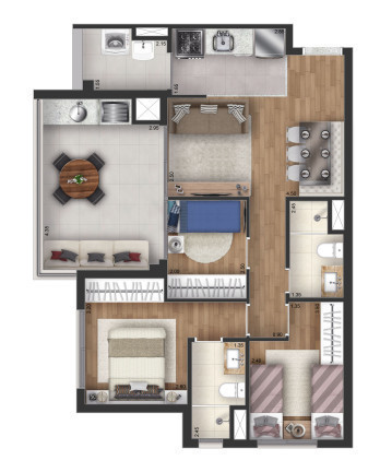 Imagem Apartamento com 4 Quartos à Venda, 156 m² em Butantã - São Paulo